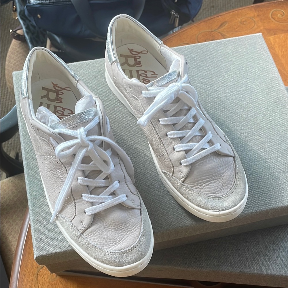 Sam Edelman White Sneakers Classic Design